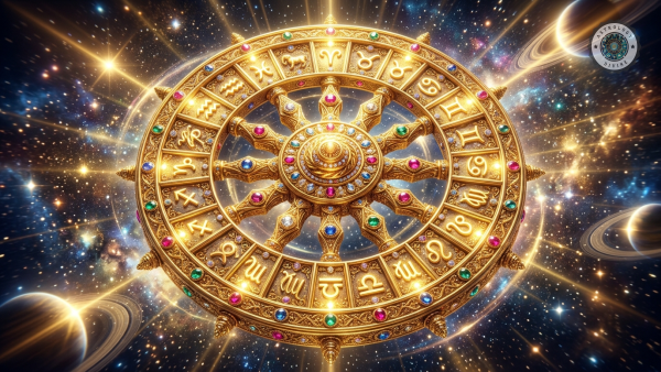 Cosmic Fortune Wheel: Spin Daily to Unlock Planetary Blessings, Auspicious Colors & Lucky Guidance