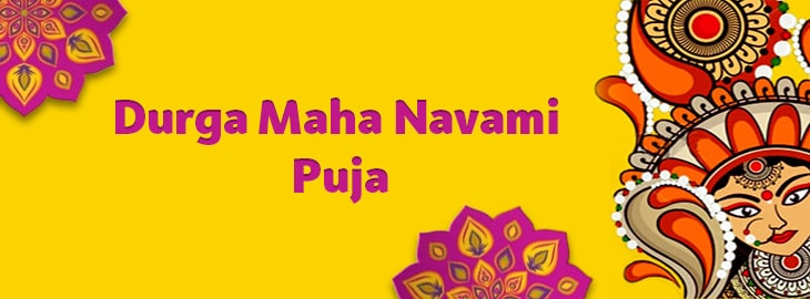 Durga Maha Navami Puja Banner