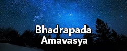 Bhadrapada Amavasya